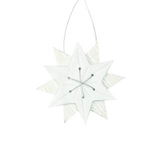 Hengestjerne, Hvit, Ø 6cm