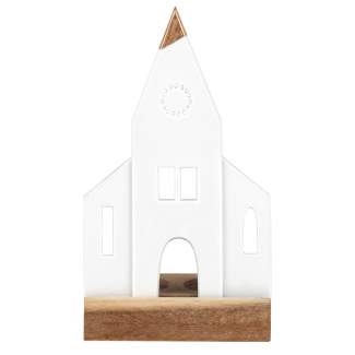 Kirke m/lys, 105x6,5x19cm