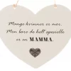 Metallskilt, hjerte, En spesiell mamma, 13x11 cm