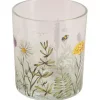 Lysglass blomstereng 8,8x8,8x10cm (124562)