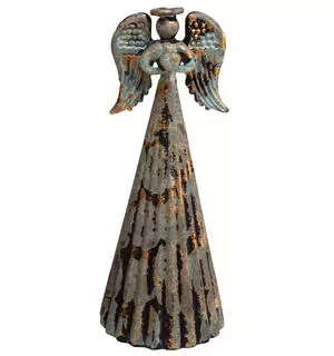 Engel glass antikk finish LED, 7x20cm