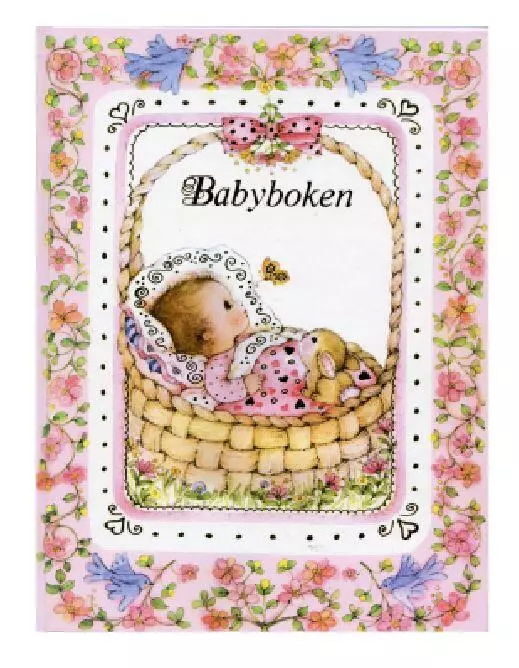 Babyboken, Rosa, 20x25 cm