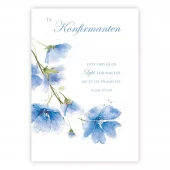 Til Konfirmanten, Ditt ord er en lykt. Dobbelt kort m/konv, 11,5x16,5 cm (303358)