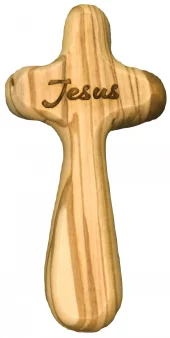 Gripekors oliventre, Jesus, Medium (9,6x4,6x1,7 cm)