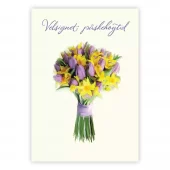 Velsignet påskehøytid! Dobbelt kort m/konv, 11,5x16,5 cm (306570)