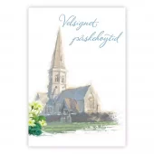 Velsignet påskehøytid! Dobbelt kort m/konv, 11,5x16,5 cm (306574)