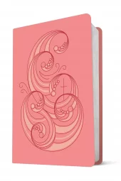 MSG - The Message Deluxe Gift Bible (Leather-Look, Pink and Gold Waves)