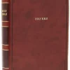 NKJV - Thinline Bible, Giant Print, Leathersoft, Brown, Red Letter Edition, Comfort Print: Holy Bibl