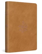 ESV - Compact Bible, Trutone, Nubuck Caramel, Wildflower Design