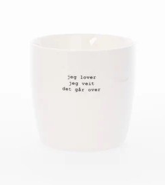 Krus, Trygve Skaug - jeg lover, hvit, 300 ml