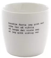 Krus, Trygve Skaug - kanskje farta, hvit, 300 ml