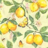 Servietter Lunsj, Ambiente, Ferske sitroner (16,5x16,5 cm, 20 stk)