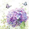 Servietter Lunsj, Ambiente, Lilla hortensia (16,5x16,5 cm, 20 stk)