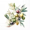 Servietter Lunsj, Ambiente, Olivengren (16,5x16,5 cm, 20 stk)