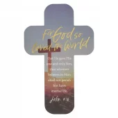 Bokmerke, Kors, For God so loved the world (BMC 166)