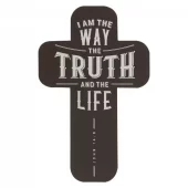 Bokmerke, Kors, I Am The Way The Truth And The Life, John 14:6 (BMC 163)