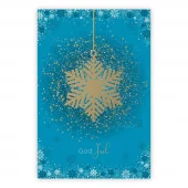 Julekort, God jul! Dobbelt kort m/konv, 11,5x16,5 cm (307539)