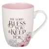 Krus, Be Still, Bless You and Keep You, Pink Floral (MUG 1057)