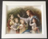 Bilde, Jesus og barna, 20x25 cm (BS 035)