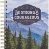 Notatbok, Spiralbundet, Be Strong and Courageous Mountain Vista, Joshua 1:9 (JLW 239)