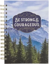 Notatbok, Spiralbundet, Be Strong and Courageous Mountain Vista, Joshua 1:9 (JLW 239)