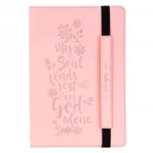 Notatbok, Luxleather, My Soul Finds Rest In God Alone (JL 356)