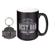 Gavesett, Krus + Nøkkelring, The World's Best Dad, 414 ml (GS 359)