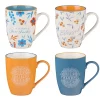 Krus, Thankfull Grateful Blessed, 4 stk (MUGS 29)