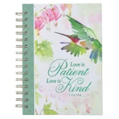 Notatbok, Spiralbundet, Love is Patient, Love is Kind (JLW 187)