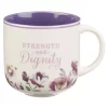 Krus, Strength and Dignity Purple Rose (MUG 1223)