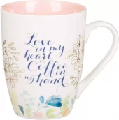 Krus, Love In My Heart Coffee In My Hand (355 ml) (MUG 638)