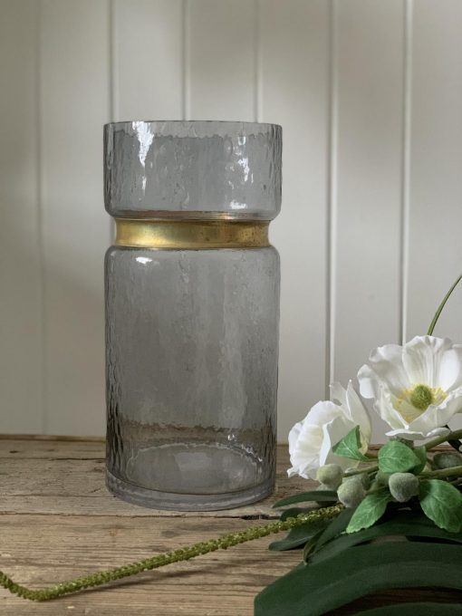 Vase, Grått glass, Trend design