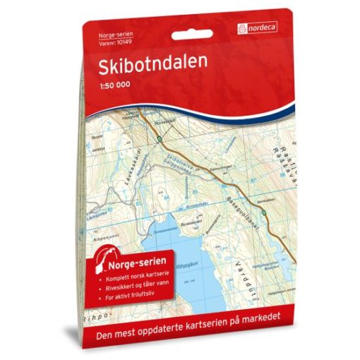 Skibotndalen 1:50 000
