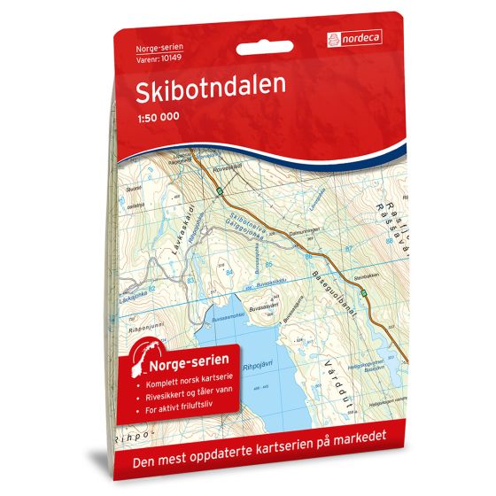 Skibotndalen 1:50 000