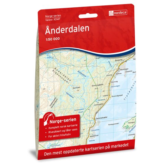 Ånderdalen 1:50 000