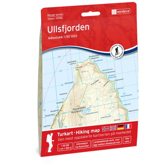 Ullsfjorden 1:50 000