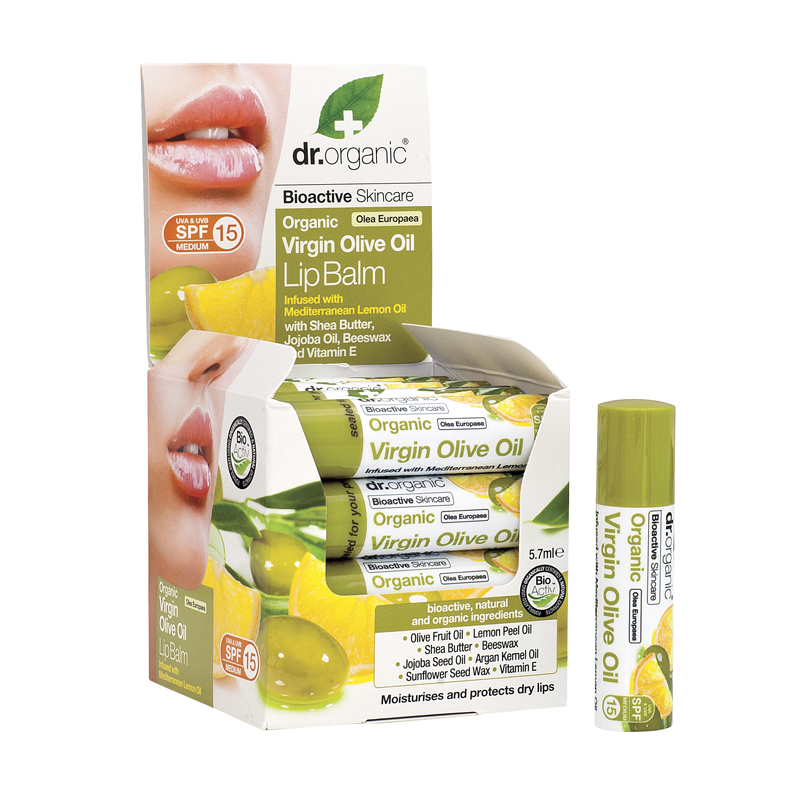 Dr Organic virgin Lip Balm Olive oil 5.7 ml