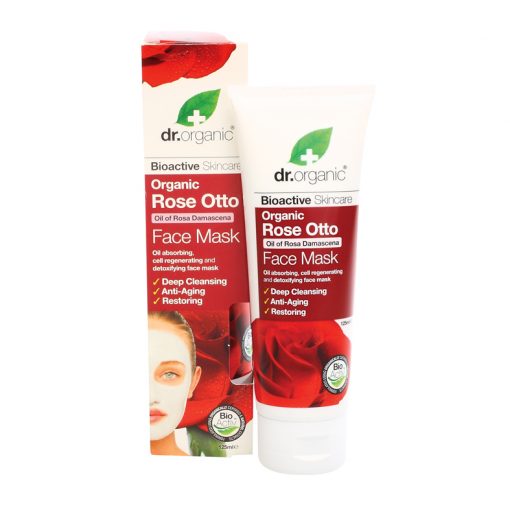 Dr Organic rose otto face mask 125 ml