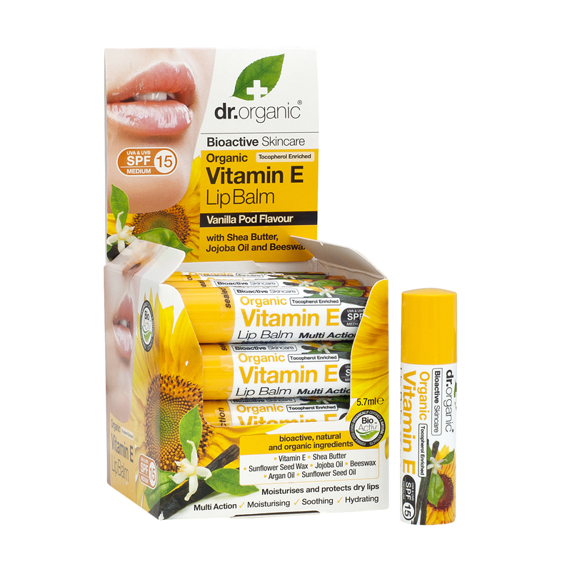 Dr Organic Lip Balm Vitamin E