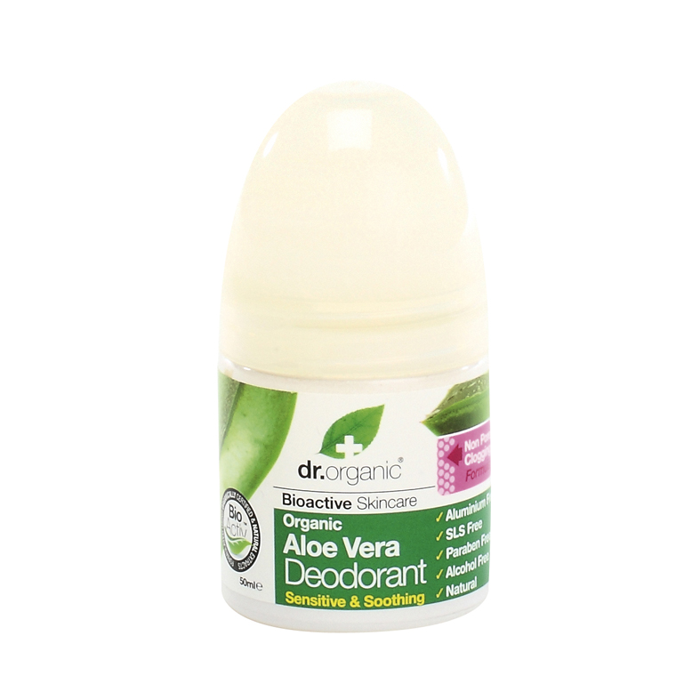 Dr Organic Deo Aloe Vera. 50ml