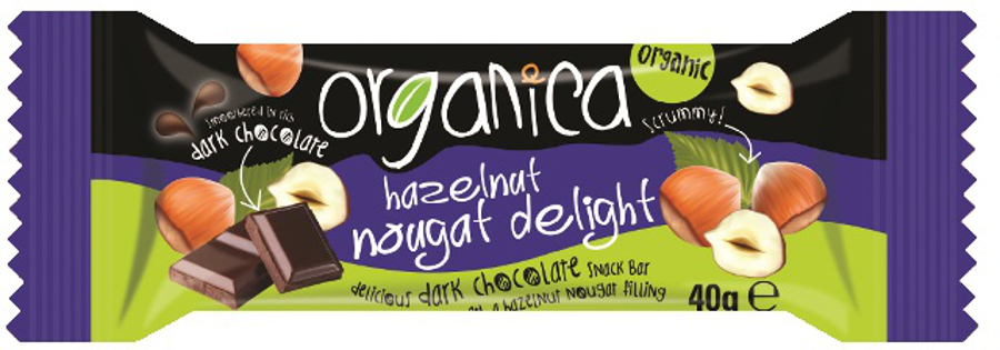 Organica Nougatbar 40g øko