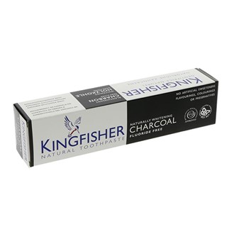 Kingfisher Tannkrem Kull u/fluor 100ml
