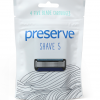 Preserve Shave 5 Replacement Blades | 4 Blades