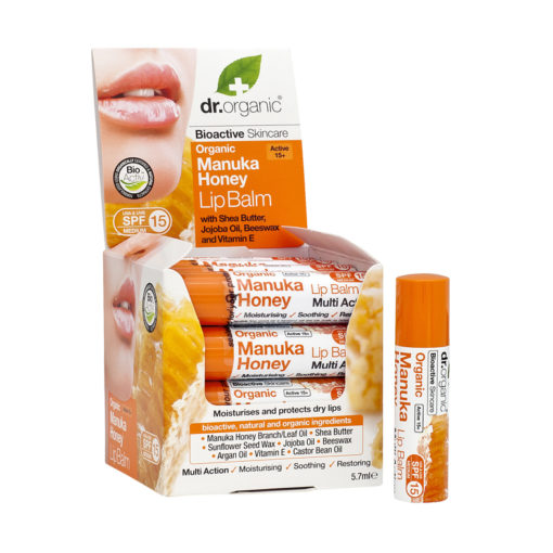 Dr. organic manukahonning leppepomade 5,7ml