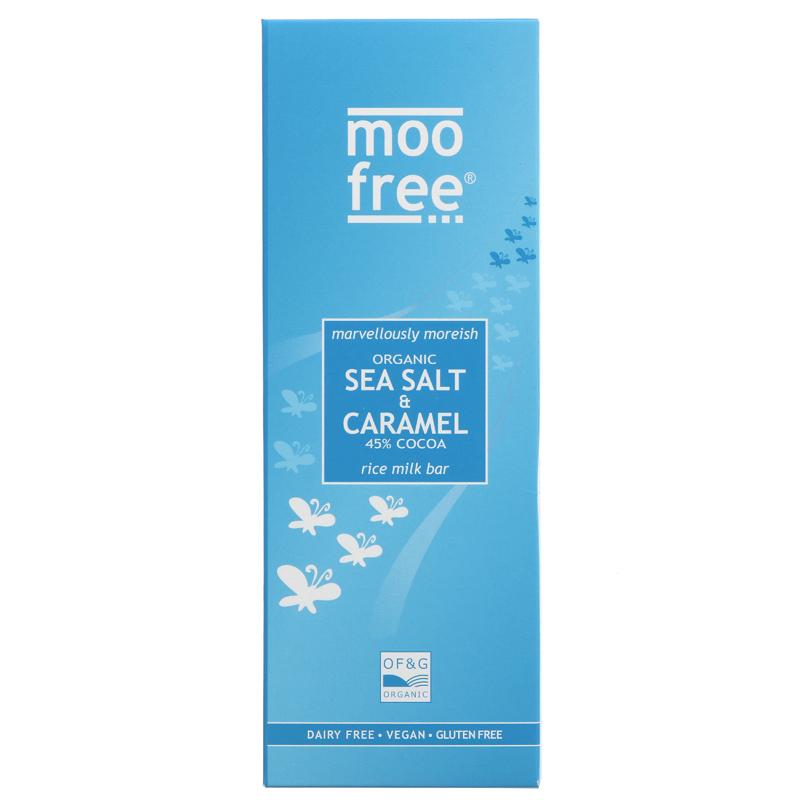Moo Free Sea Salt & Caramel Bar -  80g