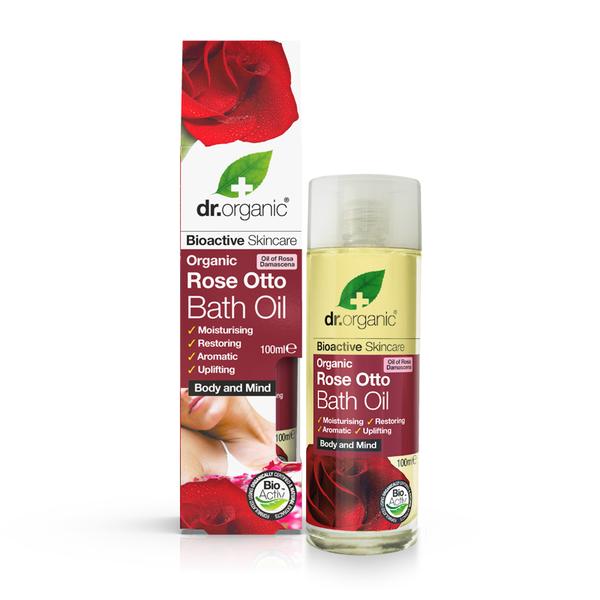 Dr. organic rose otto bath oil 100 ml