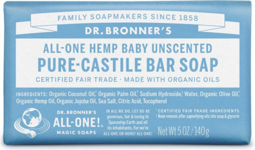 Dr. bronner mild baby såpe 140g