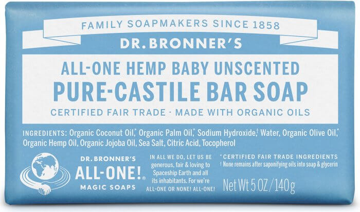 Dr. bronner mild baby såpe 140g