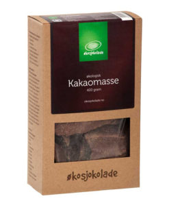 Økosjokolade Kakaomasse 400g. øko. fairtrade