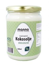 Manna Kokosolje. smaksnøytral. [øko] 500 ml.